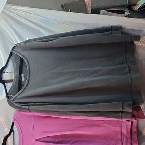 Terra & Sky Plus Size Charcoal Sweatshirt 4X 26W 28W